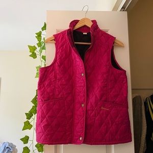 Pink Barbour Vest